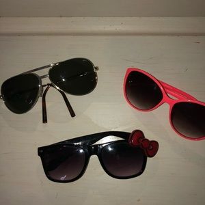 3 pairs of sunglasses